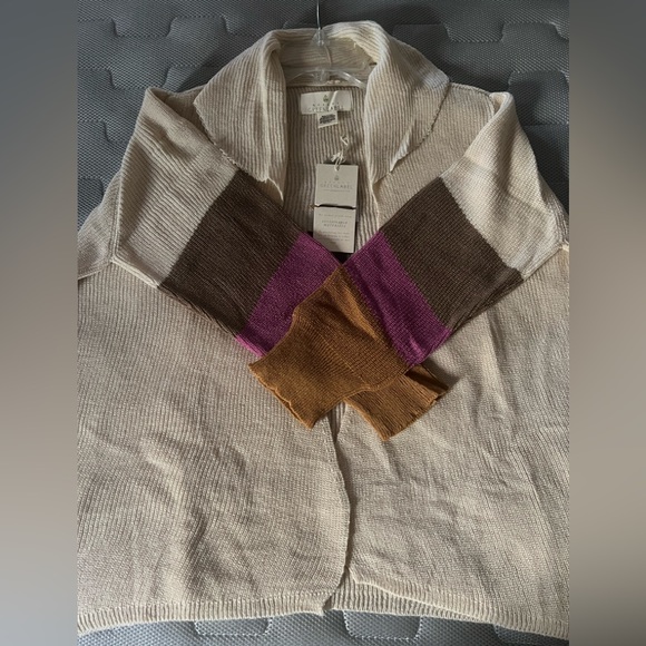 NEW QUAGGA GREEN LABEL COLORBLOCK CARDIGAN - Picture 3 of 9